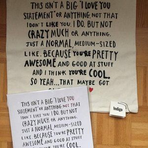 BNWT Indigo - Cushion cover & print (Matching set)